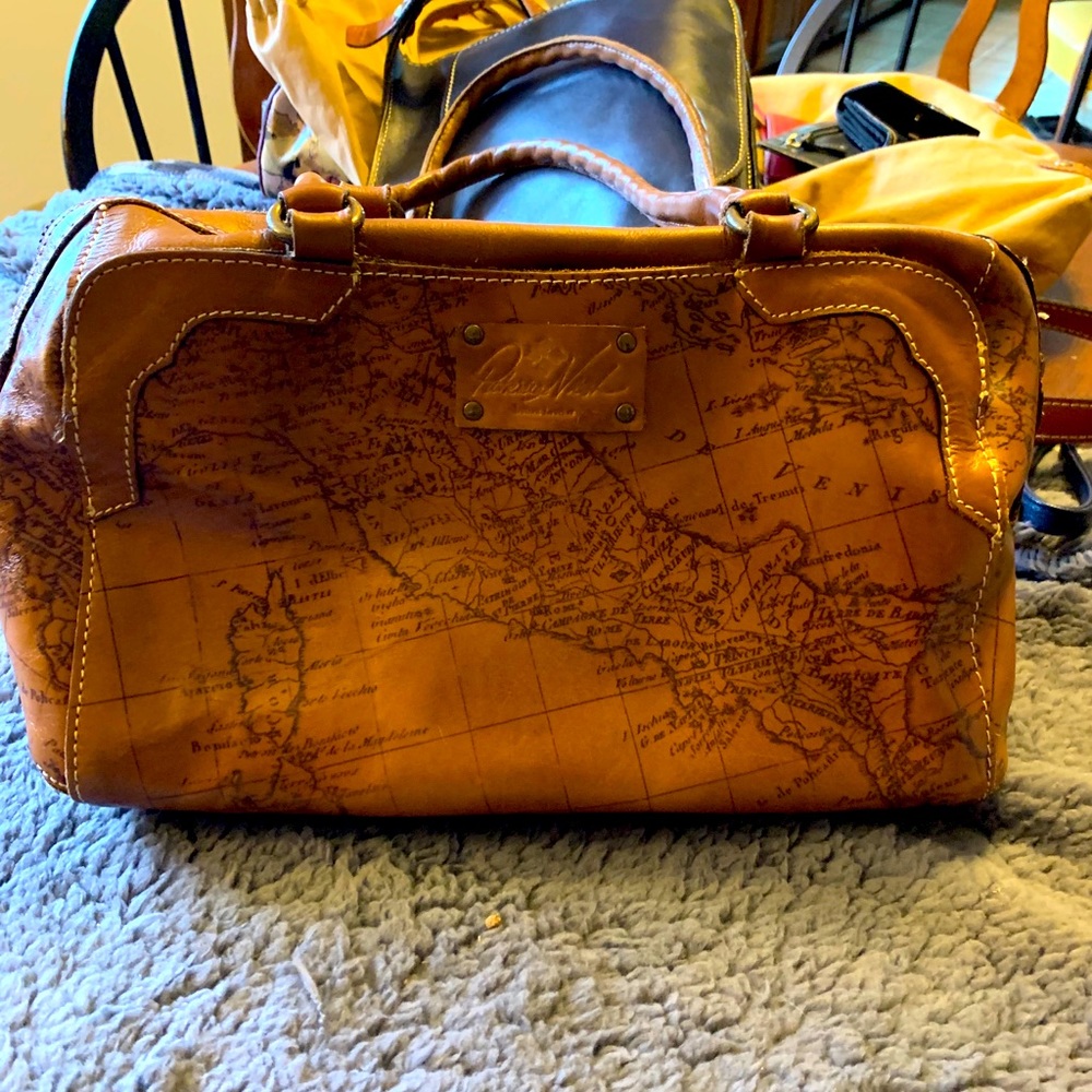 Patricia Nash continental map handbag